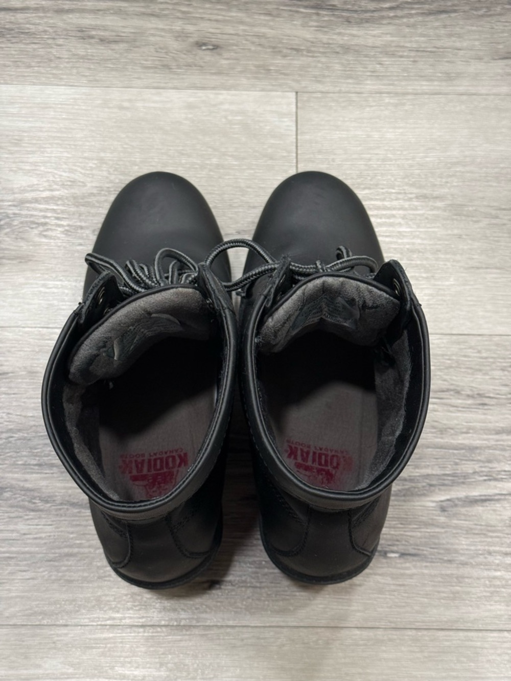 KODIAK Claire Black Lace-Up Block Heel Waterproof Ankle Boots Women’s 8.5 EUC - Picture 5 of 10